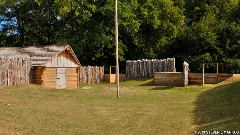 Historically accurate reconstruction of the Stockade Fort