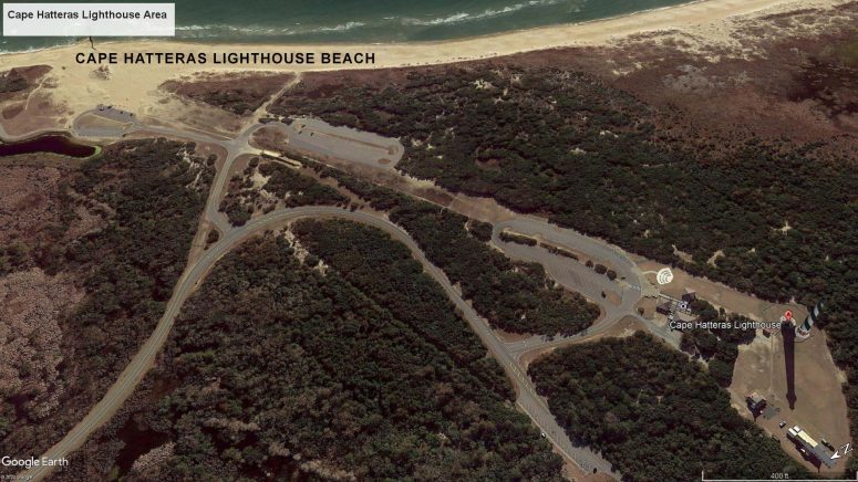 Cape Hatteras Lighthouse Area (click to enlarge)