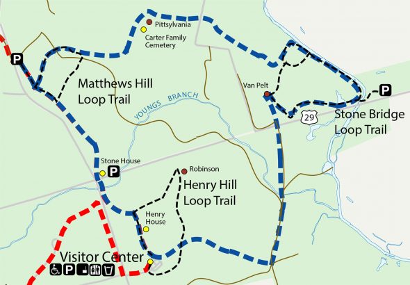 First Manassas Trail map (click to enlarge)