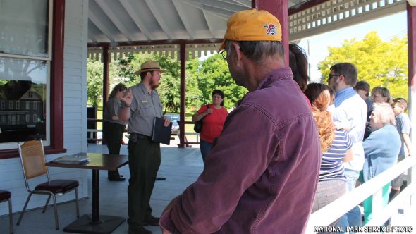 Stop at the South Fork Fishing and Hunting Club's clubhouse on the Lake Conemaugh Van Tour