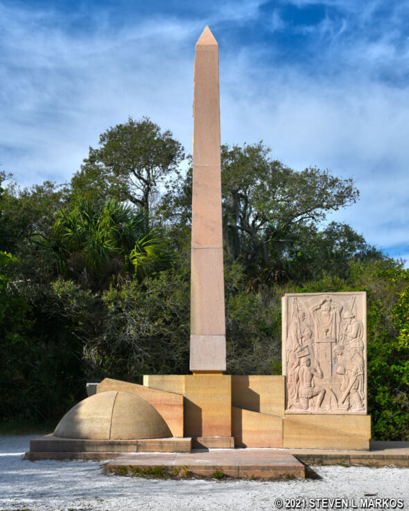 Holy Eucharist Monument at Riverview Pointe Preserve in Bradenton, Florida