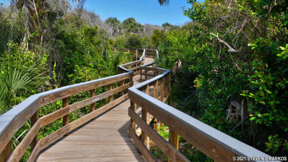 Turtle Mound Trail at Canaveral National Seashore