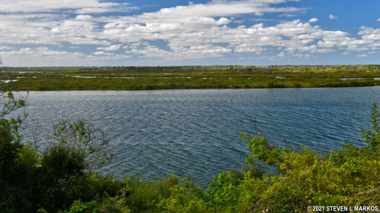 View of Mosquito Lagoon from Turtle Mound at Canaveral National Seashore
