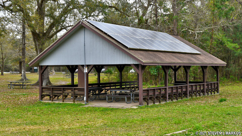Picnic Pavilion 2 at Gulf Islands National Seashore's Davis Bayou unit