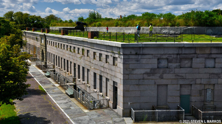 Fort Warren on Georges Island in Boston Harbor was constructed from blocks of Quincy granite