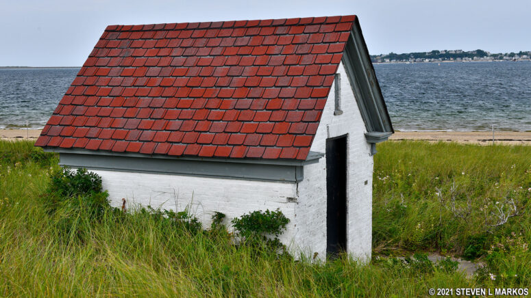 Oil house for the Long Point Lighthouse on Cape Cod