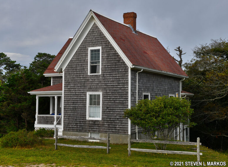 Nauset Lighthouse keeper’s house from 1875, Cape Cod National Seashore