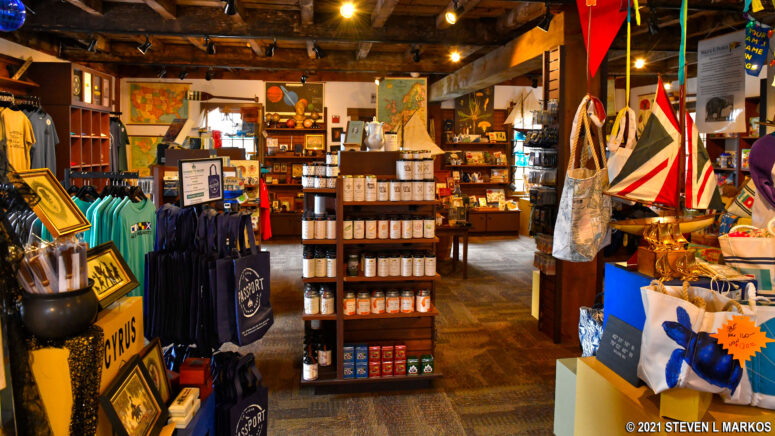 Inside the Waite and Peirce Park Store at Salem Maritime National Historic Site