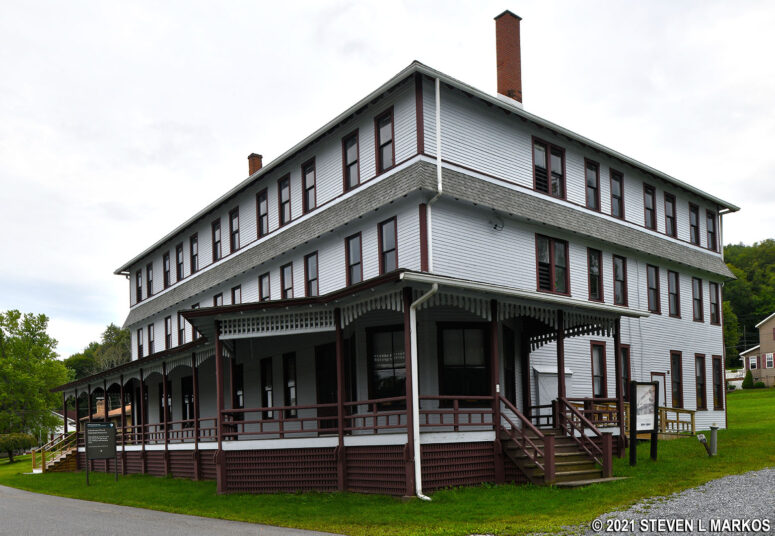 1886 addition to the clubhouse of the South Fork Fishing and Hunting Club, part of Johnstown Flood National Memorial