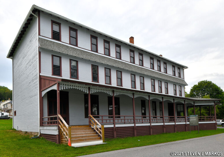 1886 addition to the clubhouse of the South Fork Fishing and Hunting Club, part of Johnstown Flood National Memorial