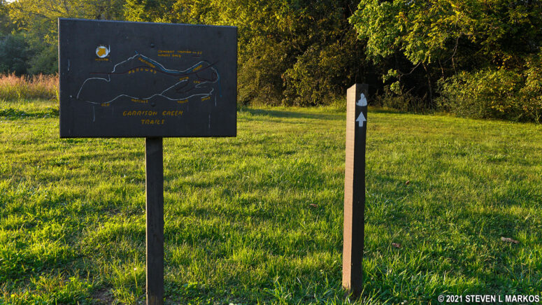 Trailhead for the newer segment of the Highland Rim section of the Natchez Trace National Scenic Trail