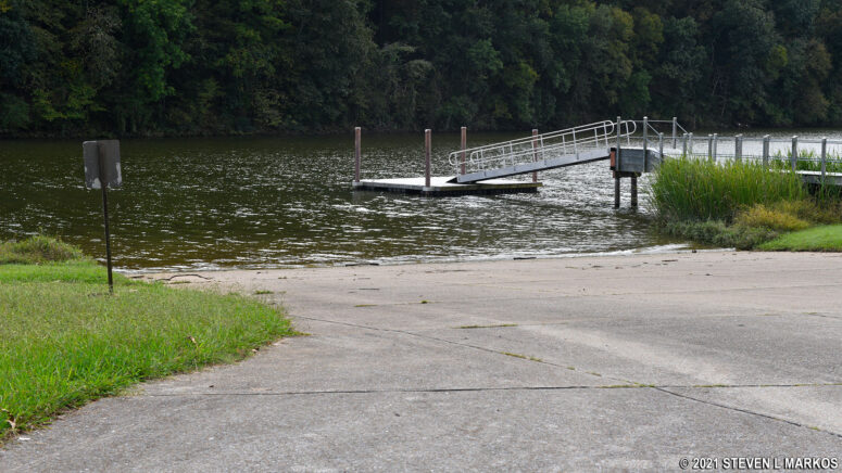 Colbert Ferry Park boat ramp just off the Natchez Trace Parkway