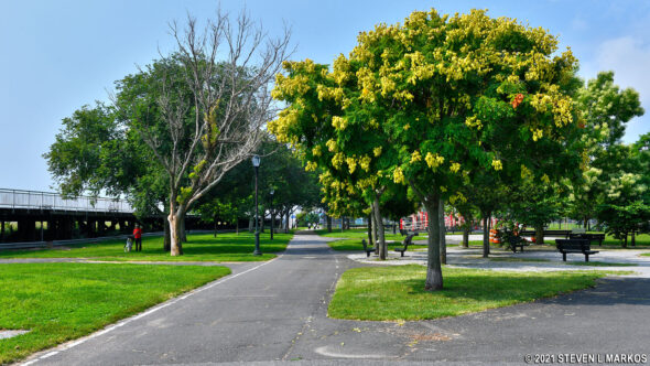The Multi-Use Path runs from Fort Wadsworth to Miller Field, Gateway National Recreation Area
