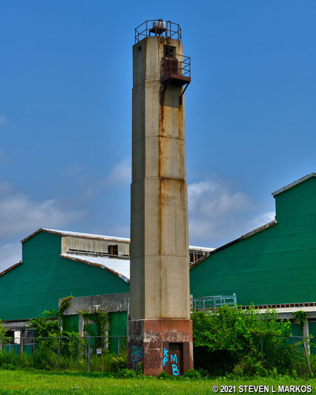 Elm Tree Lighthouse at Miller Field on Staten Island, Gateway National Recreation Area
