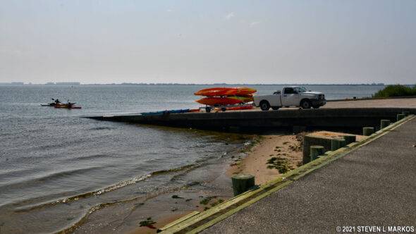 Seaplane ramp at Gateway National Recreation Area's Floyd Bennett Field