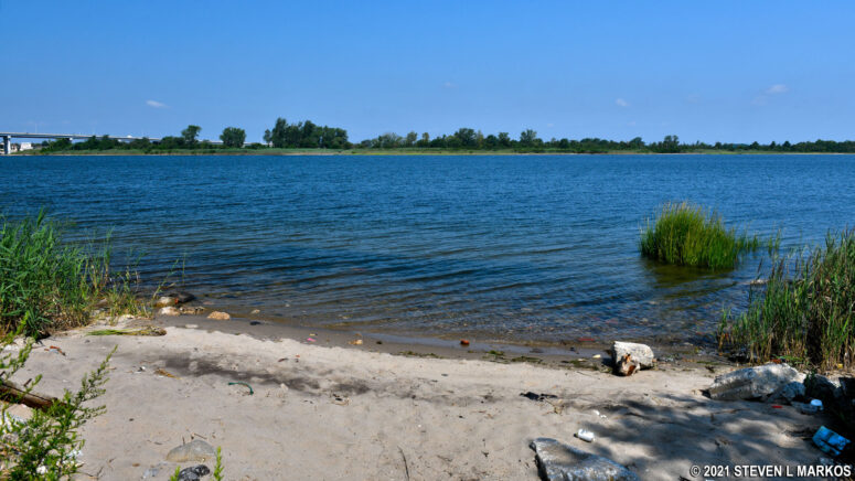 Canoe launch at the North Forty Natural Area at Gateway National Recreation Area's Floyd Bennett Field
