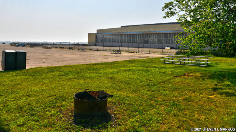 Amelia Earhart section of Camp Gateway Brooklyn at Floyd Bennett Field, Gateway National Recreation Area