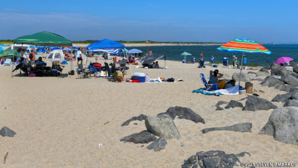 Beach C at the Sandy Hook Unit of Gateway National Recreation Area