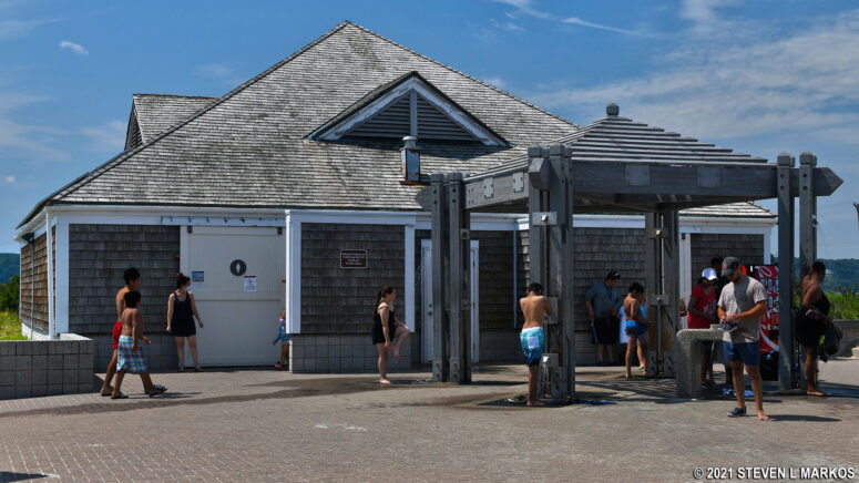 Beach D Bathhouse at the Sandy Hook Unit of Gateway National Recreation Area