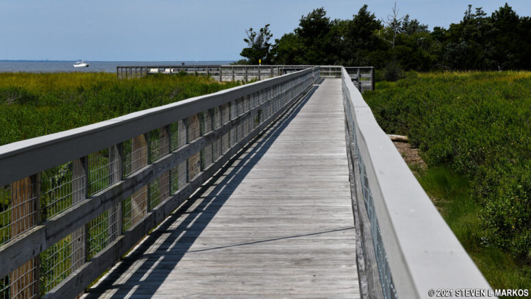 Spermaceti Cove Boardwalk in the Sandy Hook Unit of Gateway National Recreation Area