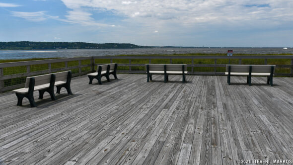 Spermaceti Cove observation deck at Sandy Hook, Gateway National Recreation Area