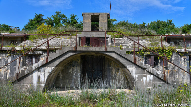 Fort Hancock's Battery Peck at the Sandy Hook Unit of Gateway National Recreation Area