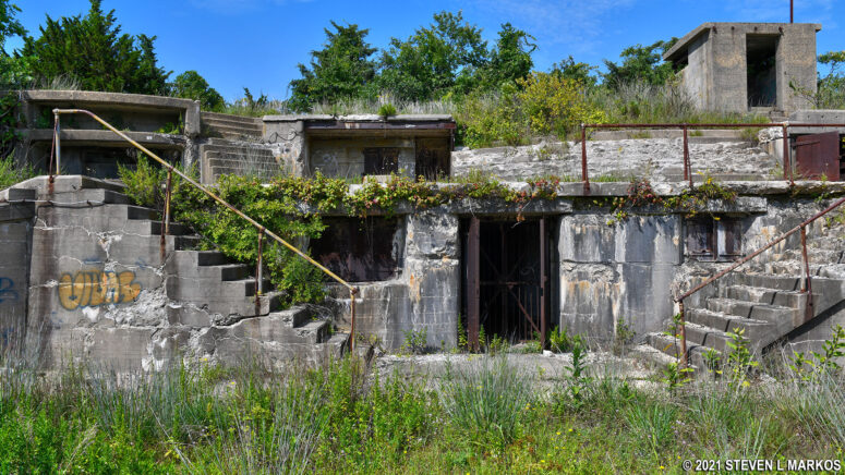 Fort Hancock's Battery Peck at the Sandy Hook Unit of Gateway National Recreation Area