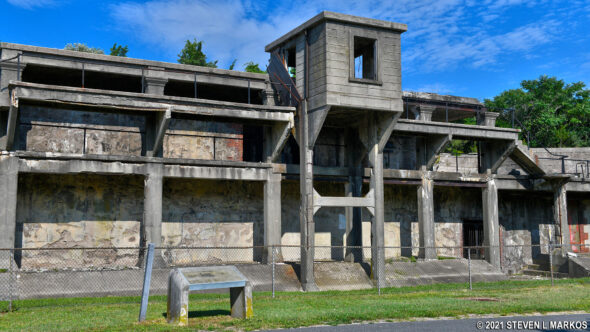 Fort Hancock's Battery Granger in the Sandy Hook unit of Gateway National Recreation Area