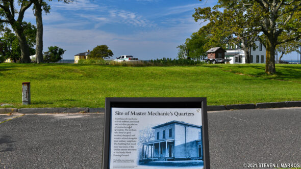 Site of the house of the master mechanic for the Sandy Hook Proving Ground, Gateway National Recreation Area