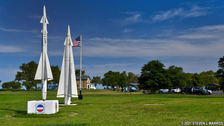 Missile display at Fort Hancock's Guardian Park, Gateway National Recreation Area