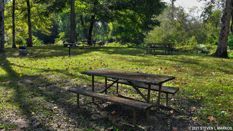 Bear Creek Picnic Area on the Natchez Trace Parkway