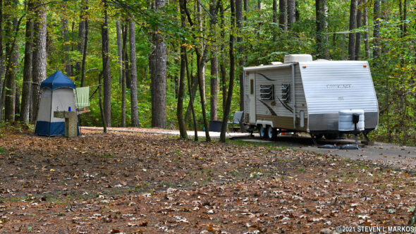 Jeff Busby Park Campground on the Natchez Trace Parkway