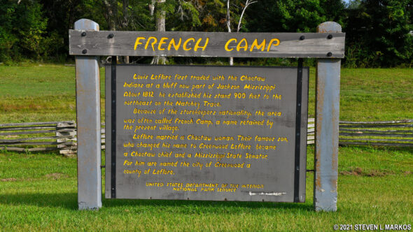 French Camp stop on the Natchez Trace Parkway
