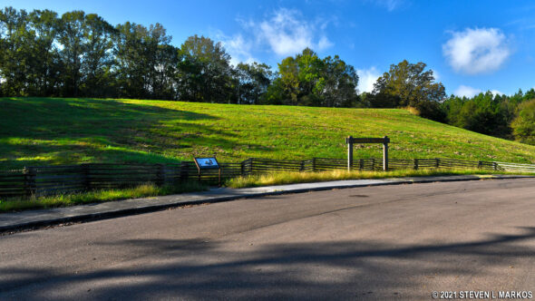 Mangum Indian Mound on the Natchez Trace Parkway