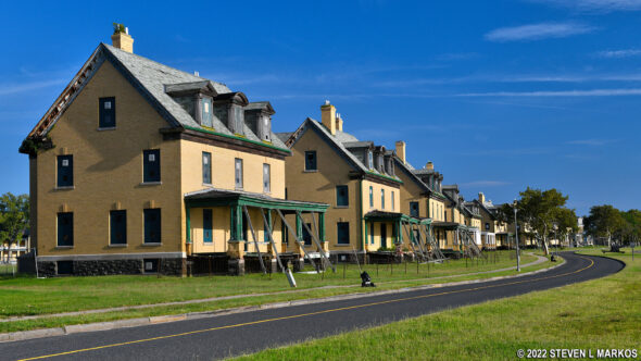 Officers’ Row at Fort Hancock, Gateway National Recreation Area