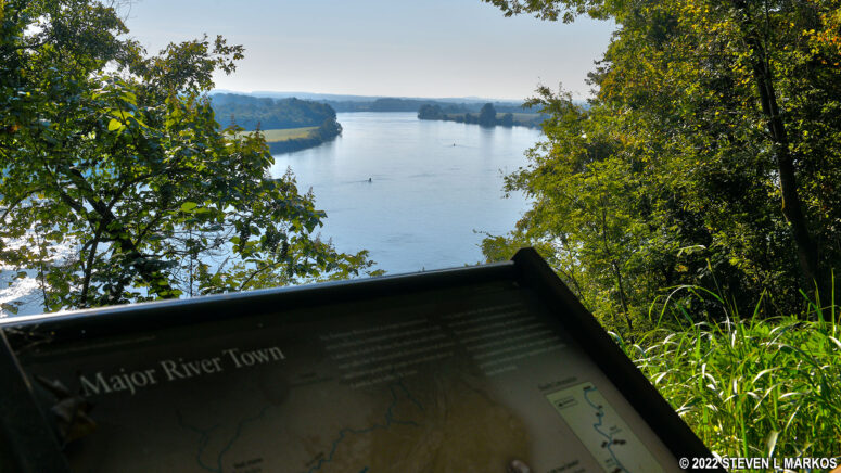 View of the Tennessee River from the top of the largest mound at Shiloh Indian Mounds National Historic Landmark
