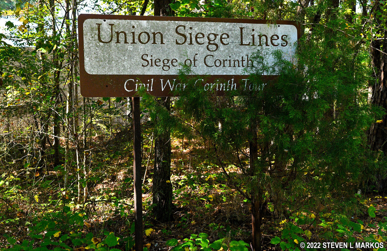 Shiloh National Military Park CORINTH UNIT UNION SEIGE LINE