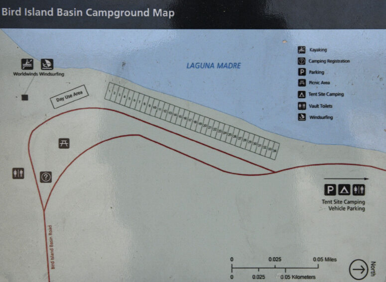 Bird Island Basin Campground Map