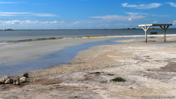 Access the calm waters of the Laguna Madre at Bird Island Basin