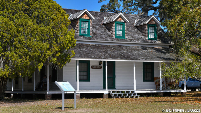 Former Carnegie-era Captain's House, now a Cumberland Island National Seashore Ranger station