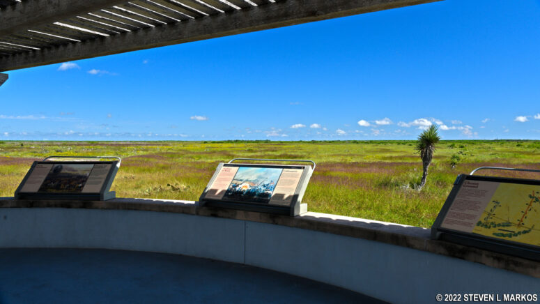 View of the Palo Alto battlefield from the covered Battlefield Overlook