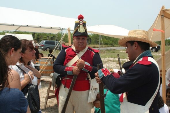 Living history event at Palo Alto Battlefield National Historical Park