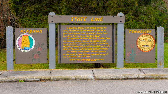 Information panel at the State Line pullout (click to enlarge)