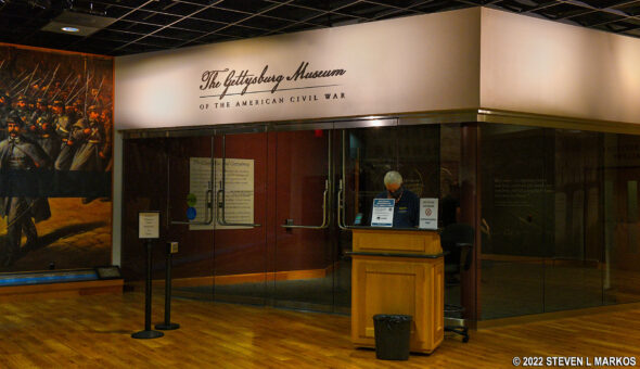 Gettysburg Museum inside the Gettysburg National Military Park Visitor Center