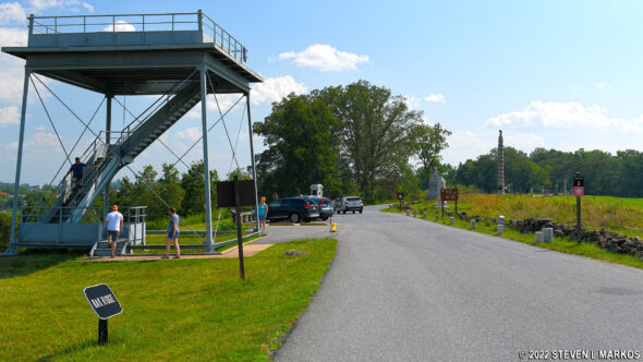Oak Ridge stop on the Gettysburg Battlefield Tour