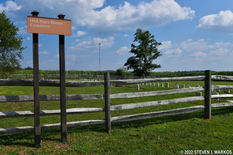 Alms House Cemetery on Howard Avenue in Gettysburg