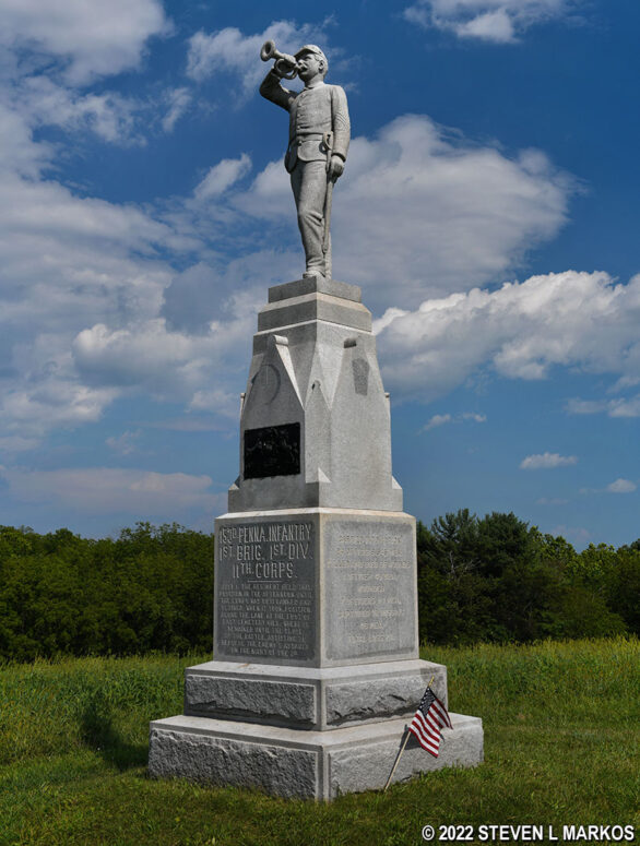 153rd Pennsylvania Infantry (1889), Gettysburg National Military Park