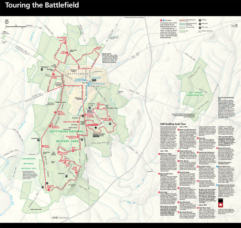 Gettysburg National Military Park | PARK MAP