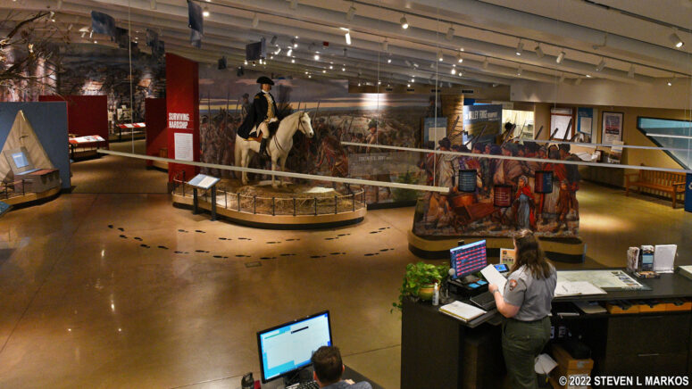 Inside the Visitor Center at Valley Forge National Historical Park