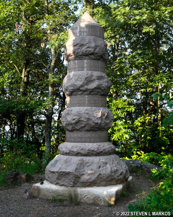12th Pennsylvania Reserves, 41st Infantry Monument (1890) on Big Round Top, Gettysburg National Military Park